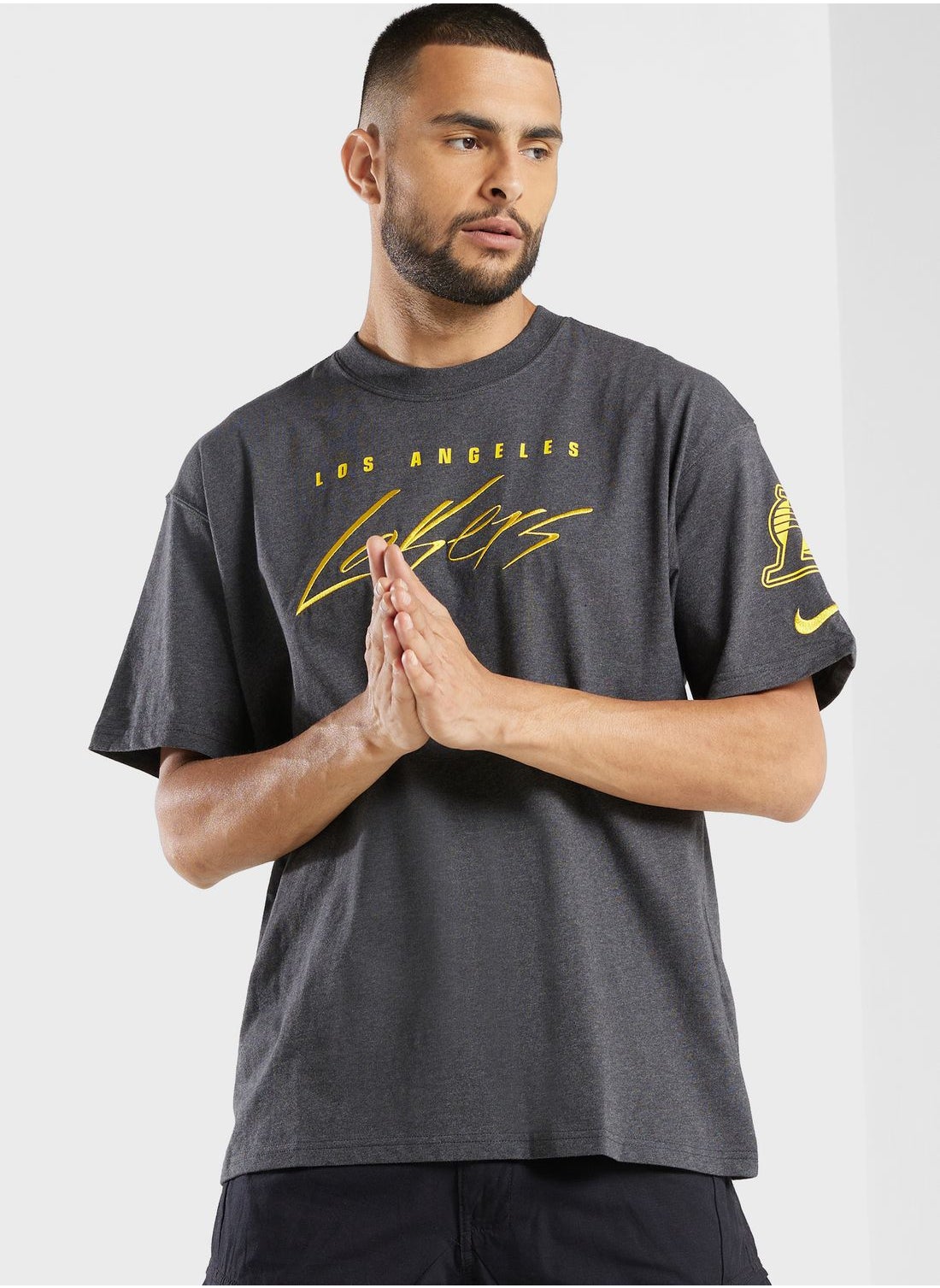 Nike Los Angeles Lakers Max90 Nba T-shirt in Black for Men