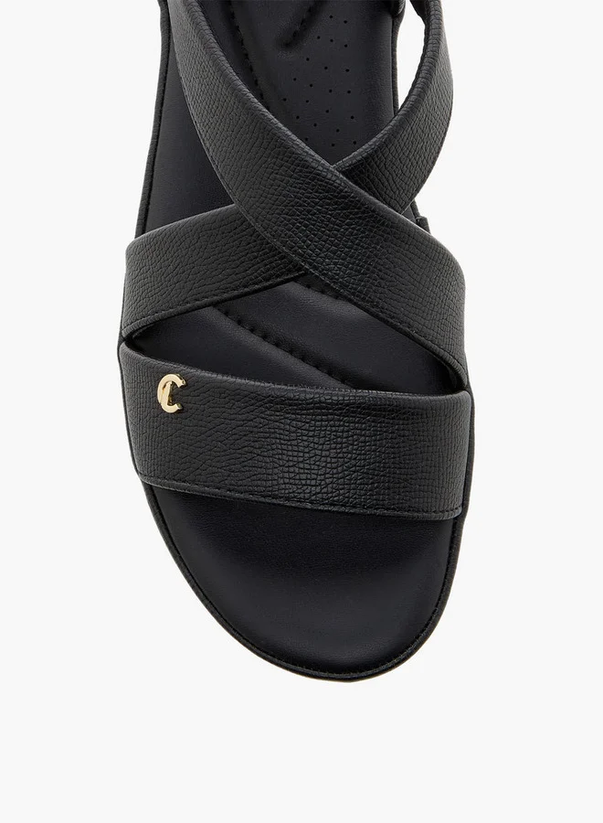 Le Confort Women's Cross Strap Slip-On Sandals