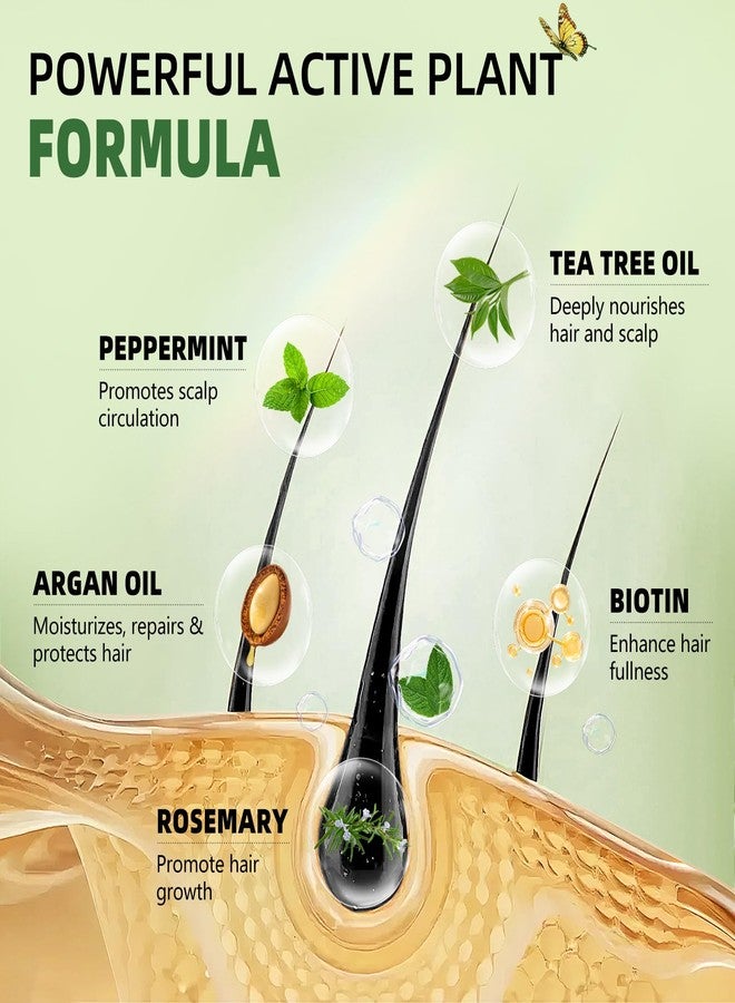 Sunspeak Rosemary Conditioner for Hair Growth: Thickening Moisturizing Conditioner for Men & Women with Mint Tea Tree Oil Biotin - Strengthening Formula for Anti-Hair Loss & Thinning Hair & Frizz-Control - Image 4