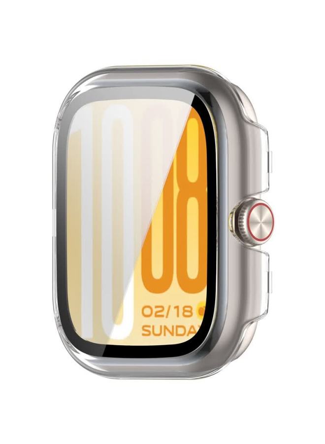 Kmaxai Tempered Glass Screen Protector + Hard Case For Vivo Watch Gt 2 Full Coverage Dial Iqoo Watch Gt 2 Protective Anti-scratch Transparent Case And Screen Film - Image 1
