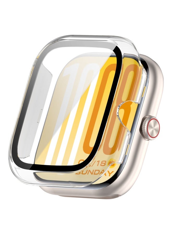 Kmaxai Tempered Glass Screen Protector + Hard Case For Vivo Watch Gt 2 Full Coverage Dial Iqoo Watch Gt 2 Protective Anti-scratch Transparent Case And Screen Film - Image 3