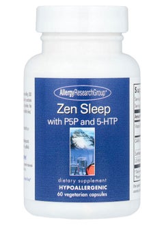 Allergy Research Group Zen Sleep with P5P and 5HTP 60 Vegetarian Capsules 