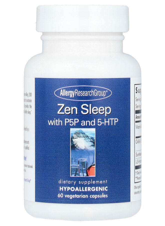 Allergy Research Group زين سليب مع P5P و 5HTP 60 كبسولة نباتية