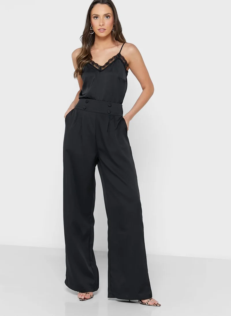 ELLA Button Detail Pants