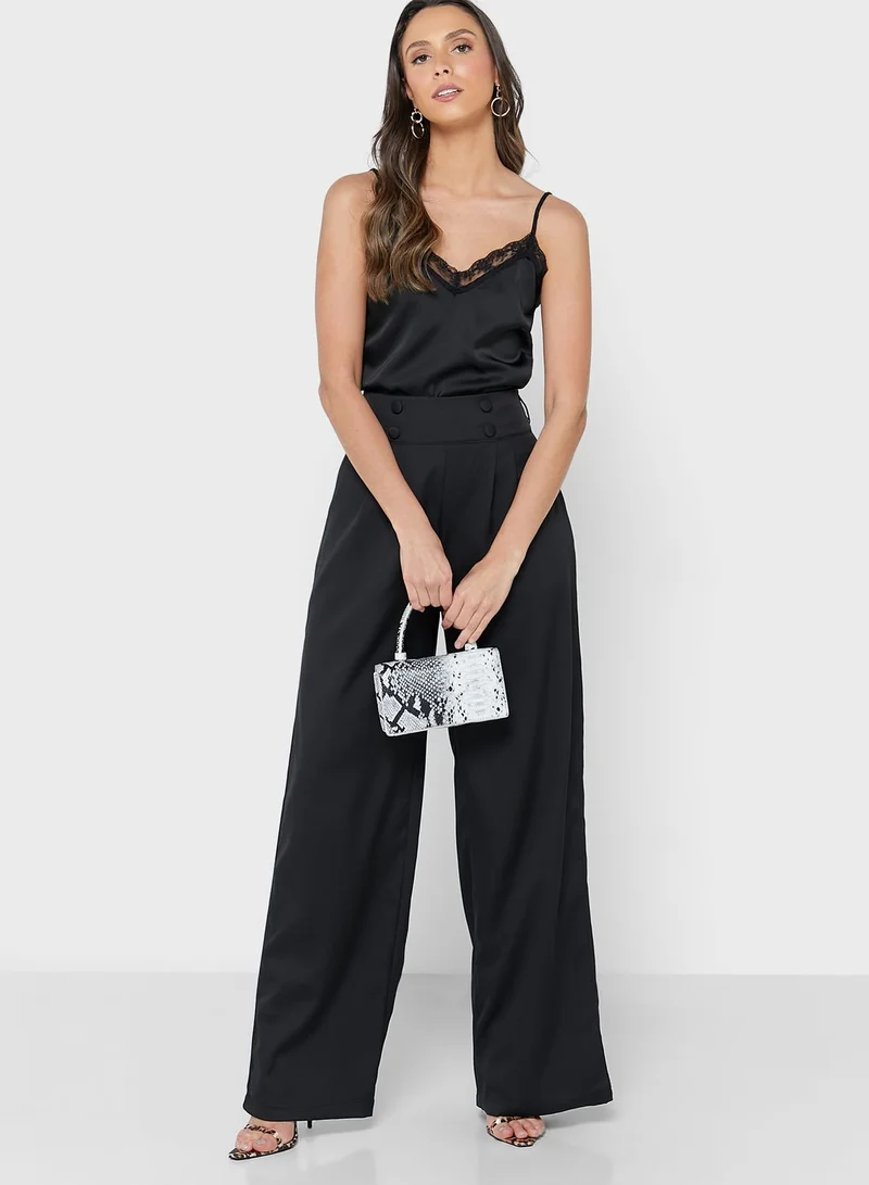 ELLA Button Detail Pants