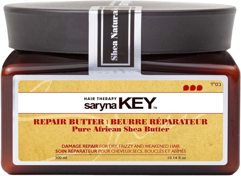 Saryna Key Repair Butter 300 ml - Pure African Shea Butter for Dry and Damaged Hair - Image 1
