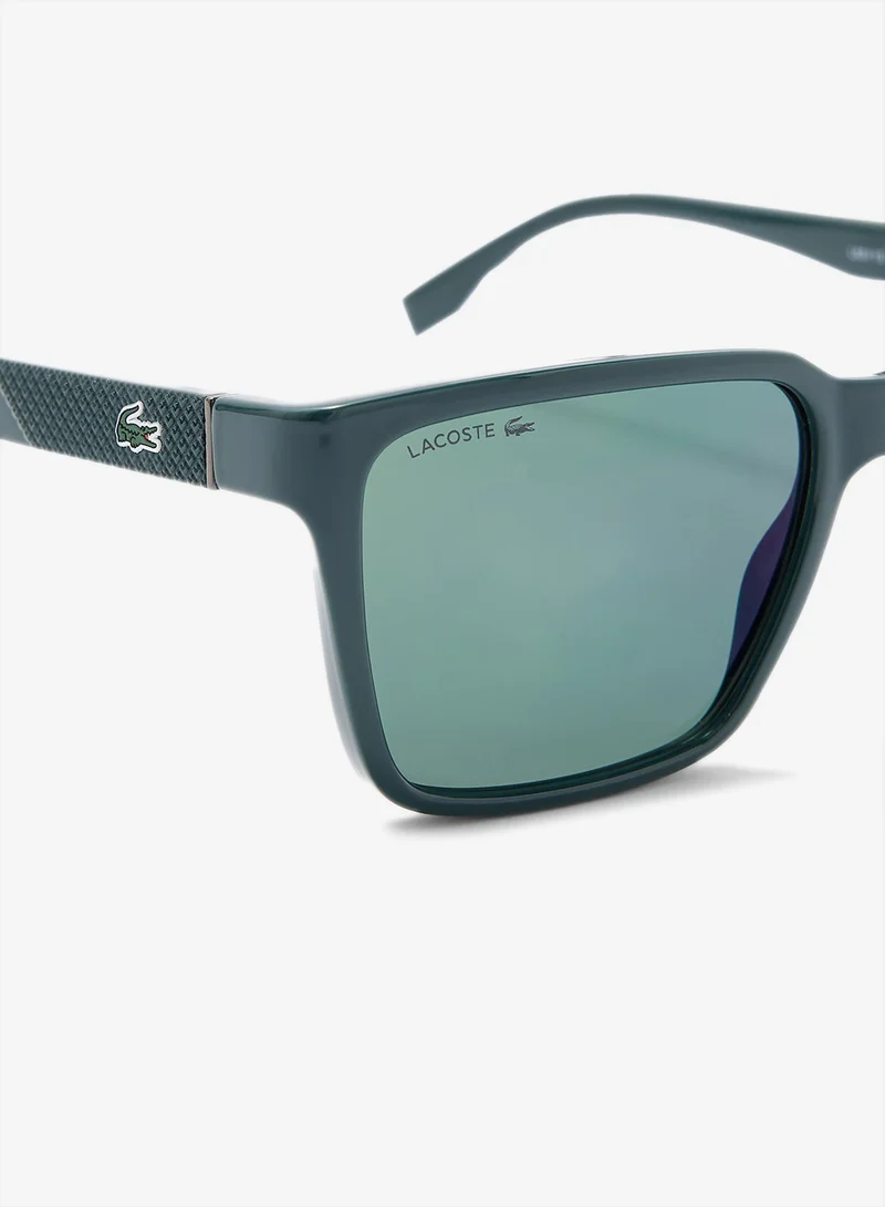 Lacoste black BIO INJECTED square sunglass for Men | Best Price UAE