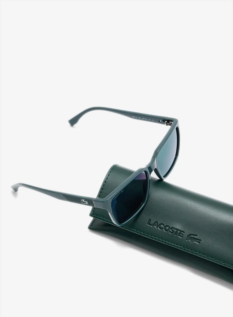 Lacoste black BIO INJECTED square sunglass for Men | Best Price UAE