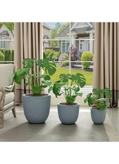 LOFT POTS,PLANTER,SET OF 3,GREY,179210 Argile  - Image 1