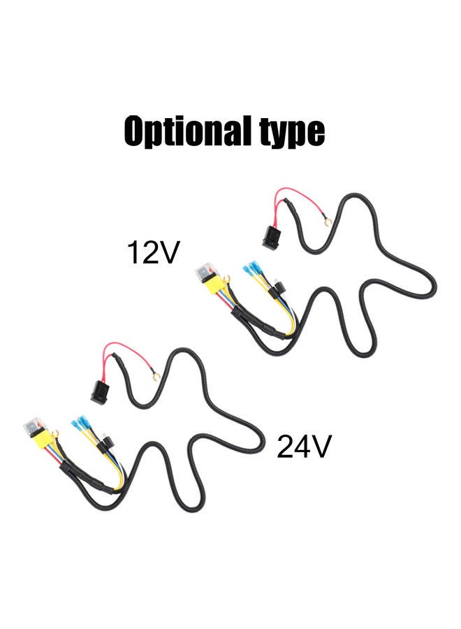 Loquat Universal 12V/24V Horn Cable Relay For Grille Mount Blast Tone Horns 24 - Image 2