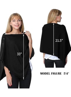 Moro Moro Adjustable Nursing Cover with Buttons – 360° Full Coverage, Ultra-Soft & Breathable  - Image 3