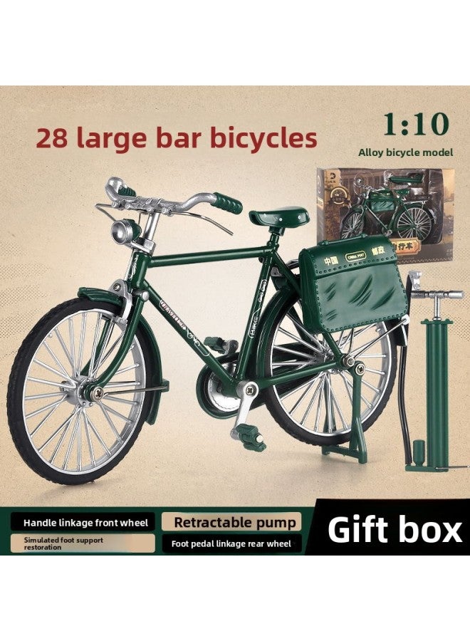 Cross-border Alloy Simulation 28 Bar Mini Road Bike Model Mountain Bike Ornaments Racing Bike Gifts 