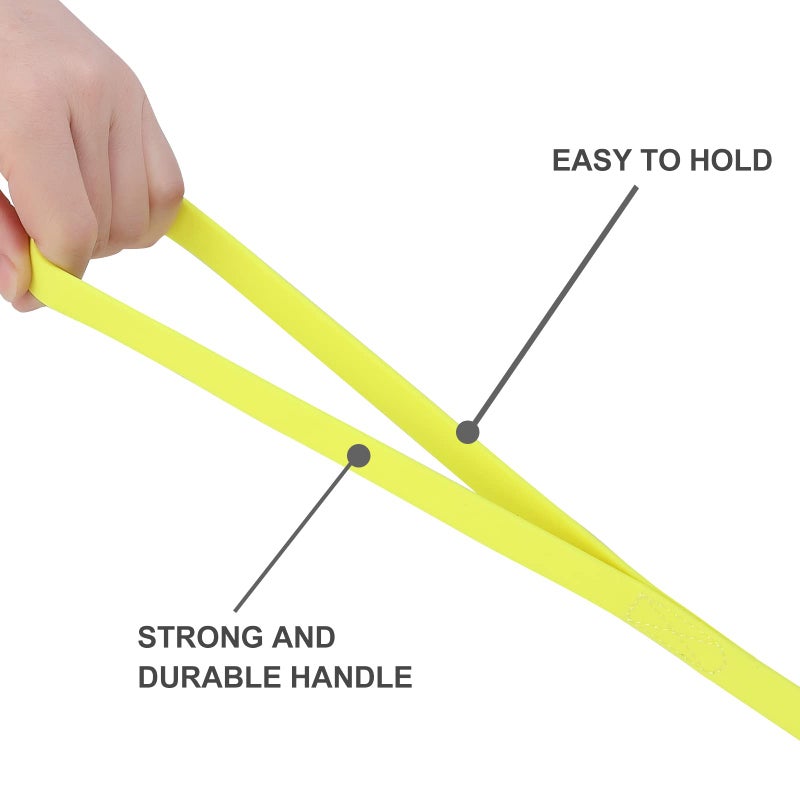 Qiaosite Waterproof Long Leash Durable Dog Recall Training Lead Great for Outdoor Hiking, Training, Yard, Beach and Swimming (Yellow, 15ft) - Image 4