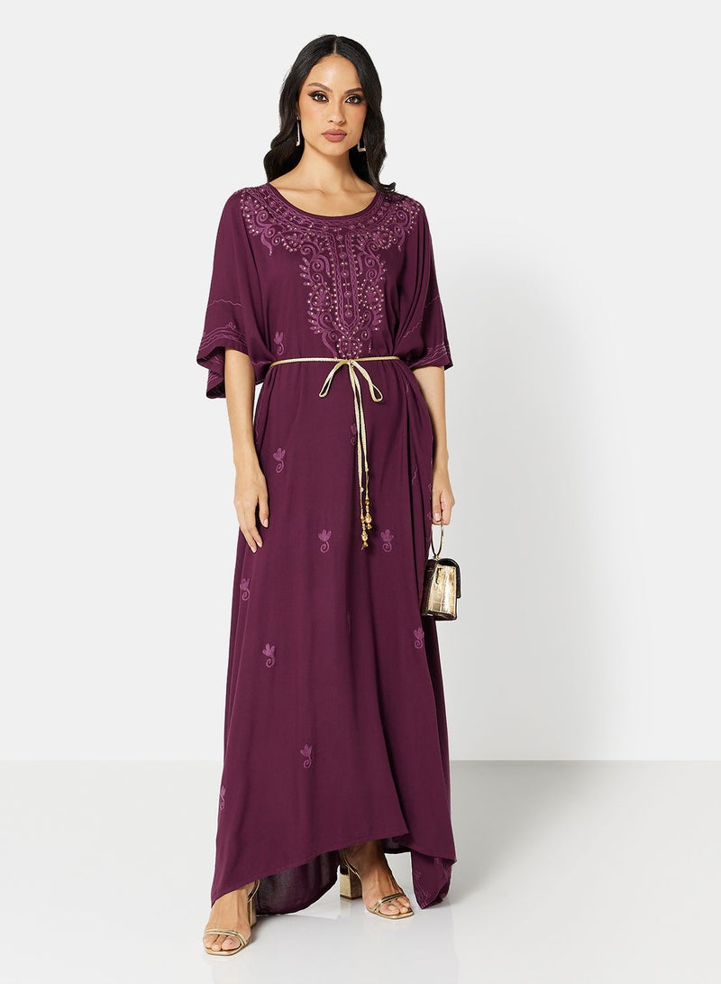 ARABIAN CLOSET EMBROIDERED KAFTAN - Image 3