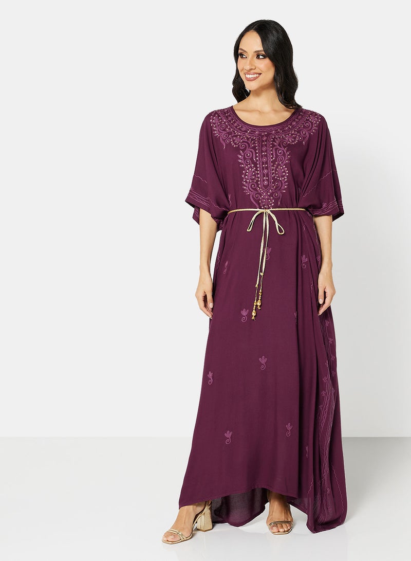 ARABIAN CLOSET EMBROIDERED KAFTAN - Image 1