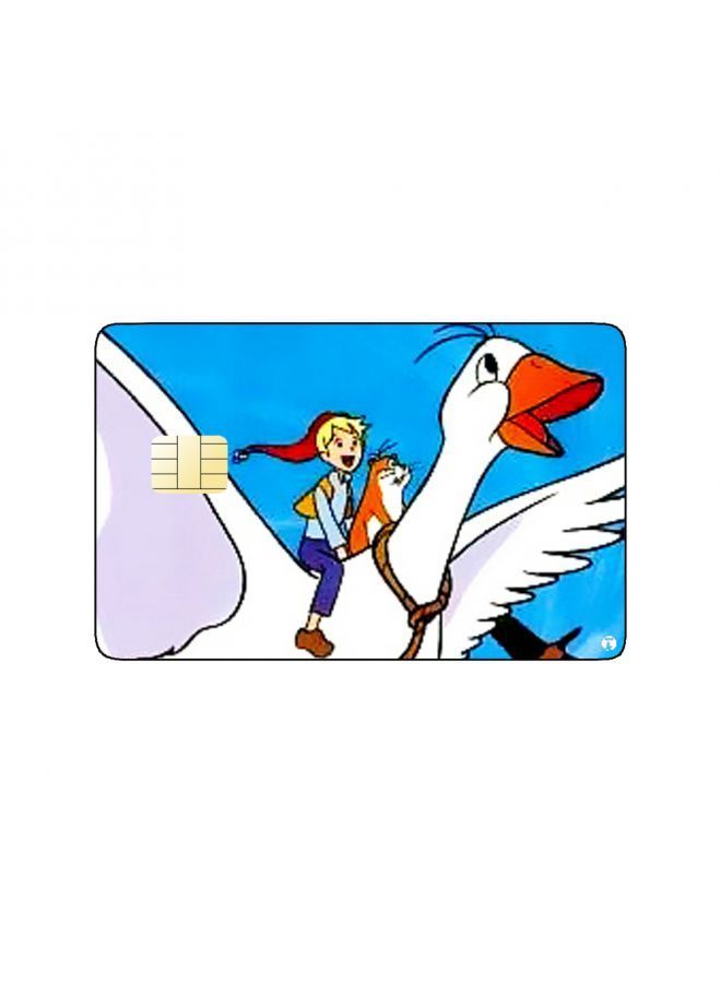 RKN PRINTED BANK CARD STICKER The Wonderful Adventures Of Nils Anime - Image 2