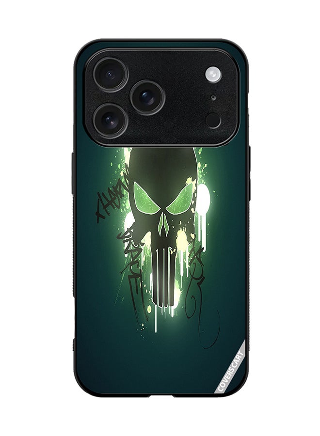 COVERSCART Protective Case Cover For Apple iPhone 17 Pro Punish Skull Design Multicolour