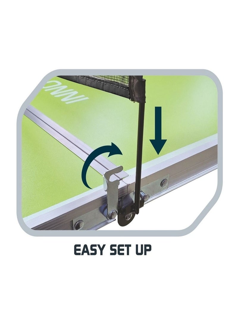 Hostfull Table Tennis Table - Indoor Ping Pong Table For Home, Office, And Recreational Play - Image 3