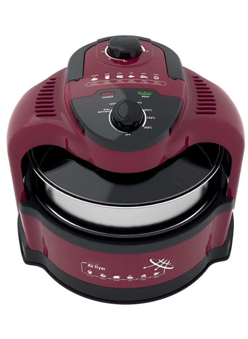 6 in 1 Heavy Duty Air Fryer with 7L Capacity 60 Mins Timer and 1000W, Air Fryer with Triple Cooking Technology Convection, Infrared Heat and Halogen Heat for Fry, Bake, Roast, Stew, Grill and BBQ - Image 2
