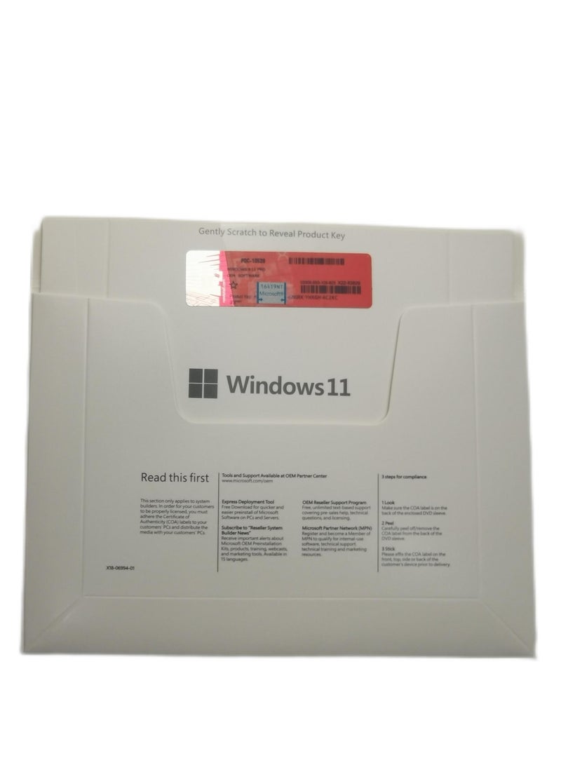 Windows 11 Pro Professional DVD Software