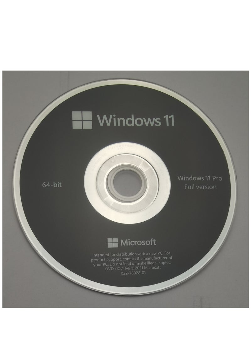 Windows 11 Pro Professional DVD Software