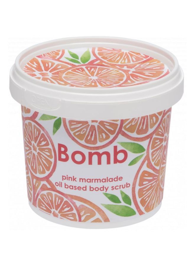 BOMB COSMETICS Pink Marmalade Oil Based Body Scrub - 365 Ml  - Image 1