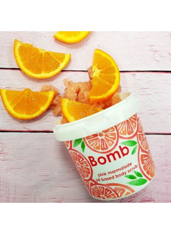 BOMB COSMETICS Pink Marmalade Oil Based Body Scrub - 365 Ml  - Image 2