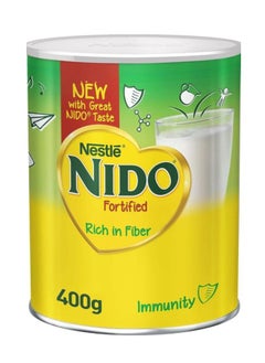 Nido Fortified Powder Milk Rich in Fiber Tin 400g  - Image 1