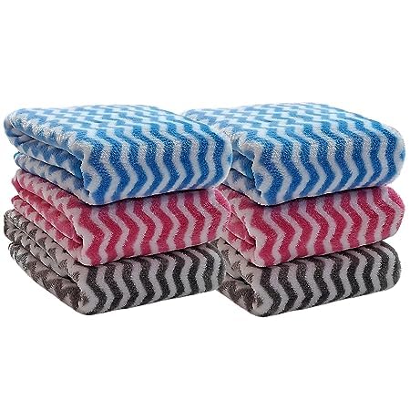 A'kin Akin Hand Towel Super Soft Quick Water Absorbing Microfiber Multipurpose Use as Bathroom Kitchen wash Basin Gym YogaHand Towel 40 x 60 cm Pack of 12 - Image 2