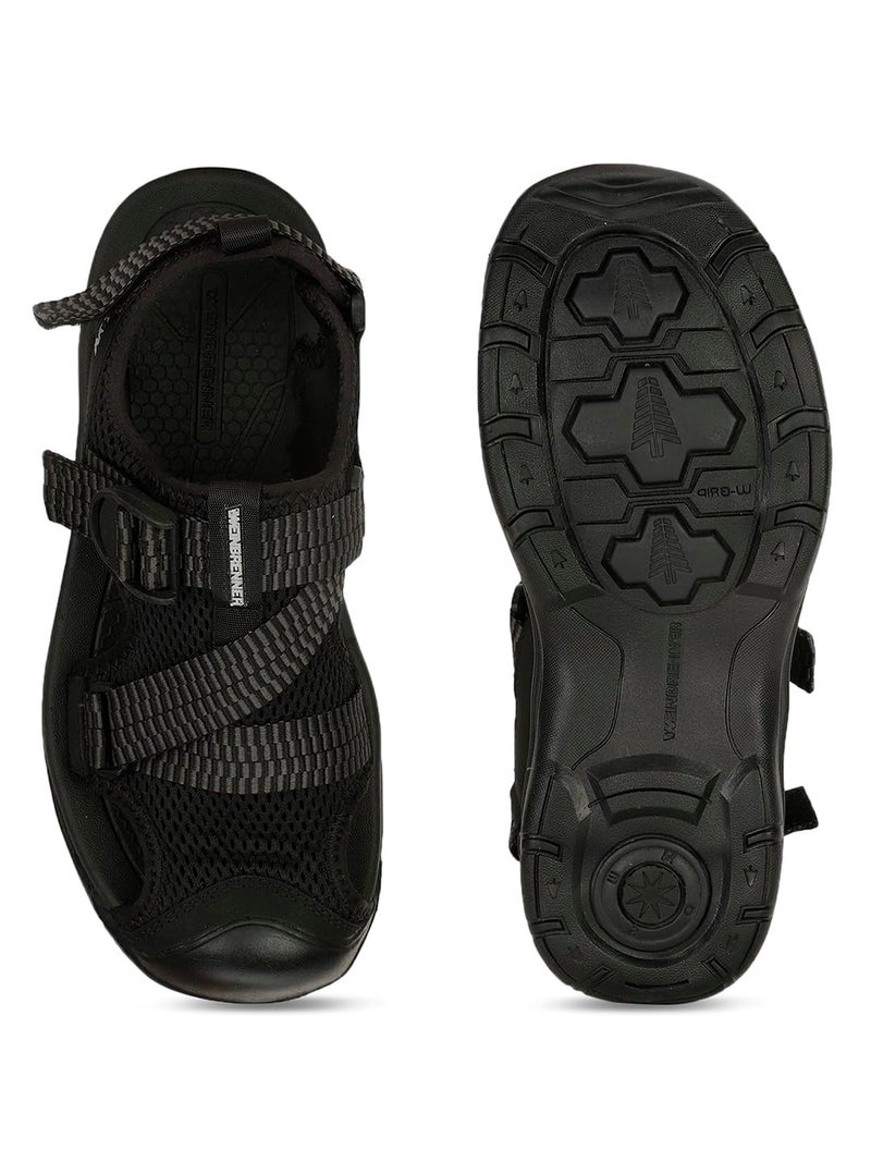 Weinbrenner Mens Shoe Style Sandal Foyt In Black - Image 3