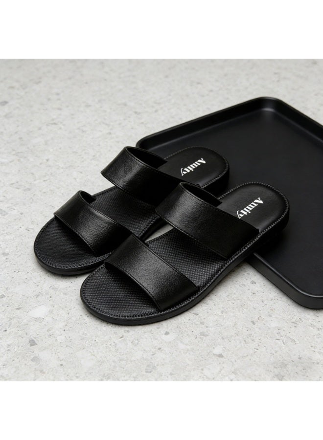 Men's Casual Slide Sandals, Soft Cushion Breathable Anti Slip Footwear for Indoor Outdoor Use - Image 3