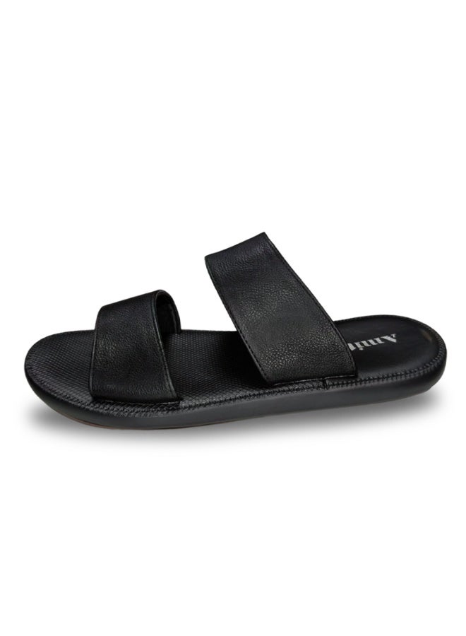 Men's Casual Slide Sandals, Soft Cushion Breathable Anti Slip Footwear for Indoor Outdoor Use - Image 5