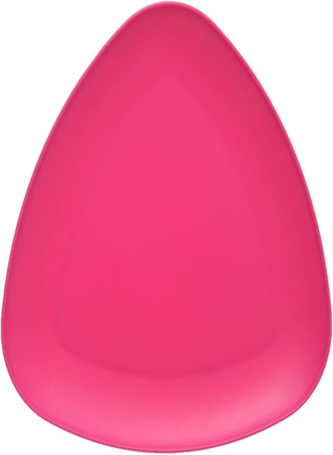 UCSAN Triangular Flat Plate, 26.5 cm Size, Fuchsia