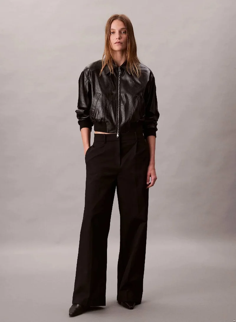 CALVIN KLEIN Wide Leg Chino Trousers
