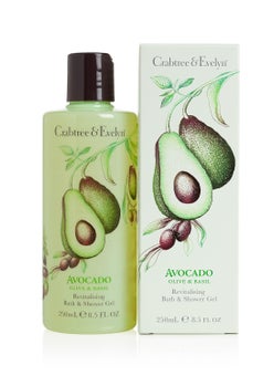 Crabtree & Evelyn Crabtree  Evelyn Avocado Olive and Basil Revitalising Bath and Shower Gel 85 Fl Oz 