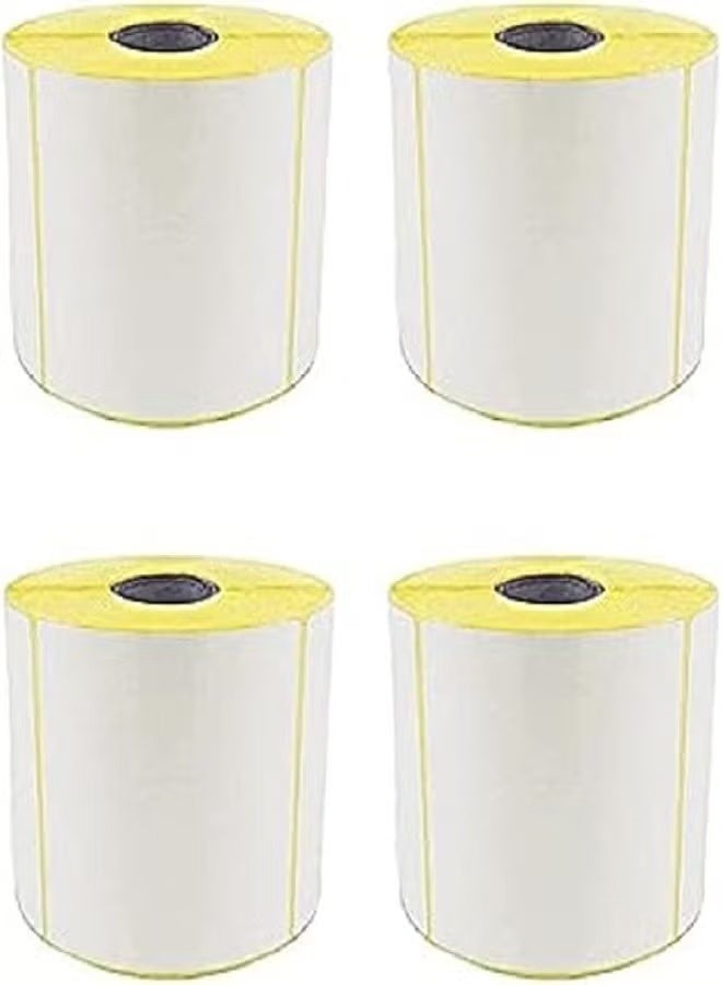 Thermal Barcode Sticker Roll – 10x15cm - 500 Stickers / Roll - Pack of 4 - Image 1
