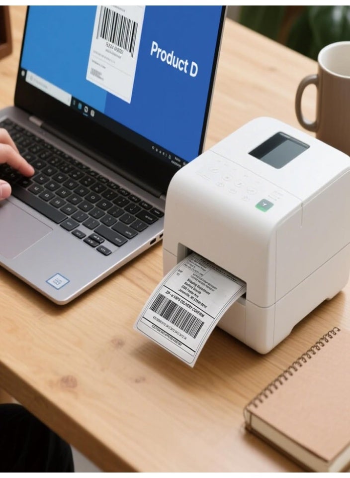 Thermal Barcode Sticker Roll – 10x15cm - 500 Stickers / Roll - Pack of 4 - Image 3