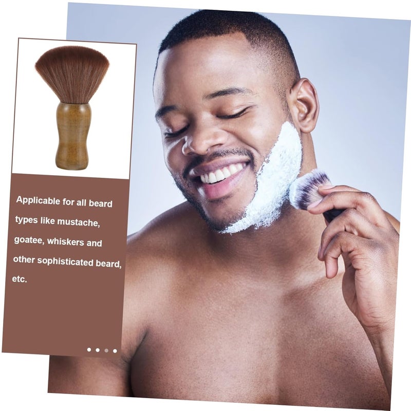 فرشاة حلاقة للرجال من فالكلود، شعيرات نايلون، أداة العناية باللحية، مقبض بلون عشوائي - Image 4