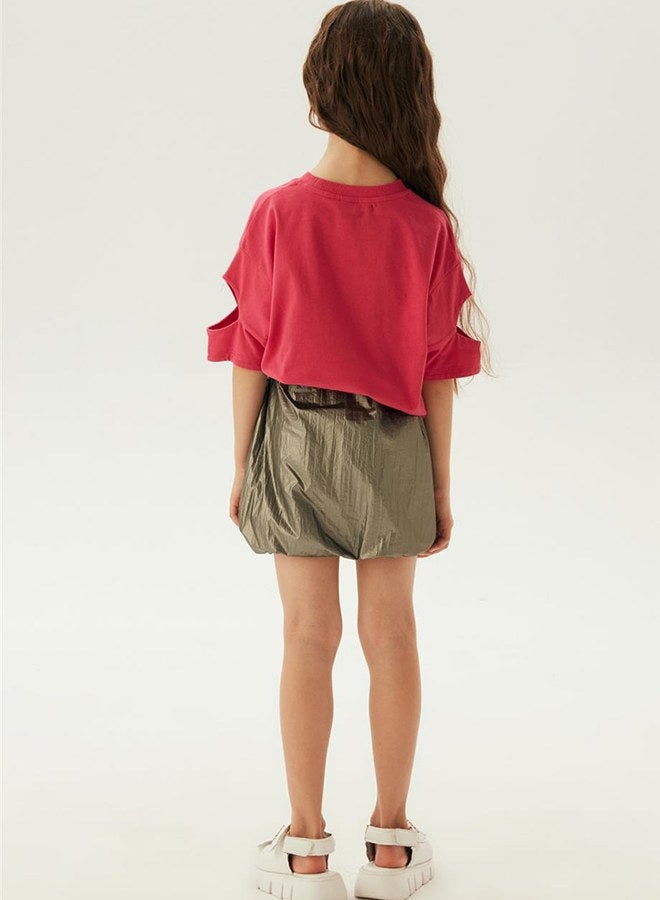 Tyess Girl Silver Skirt - Image 4