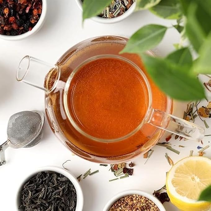 Piccasio Teapot With Stainless Steel Infuser  LidGlass Tea Kettle Stovetop SafeTea Maker For Hot Tea Iced Tea Cold Brew Tea Coffee Pot Ideal For Home Office  Hote - Image 4