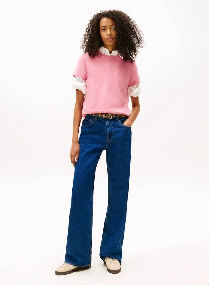 Linear Logo Crew Neck T-Shirt