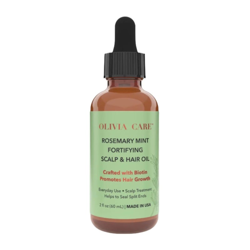 OLIVIA CARE Rosemary Oil for Hair Growth - Rosemary Oil & Mint Oil with Biotin, Fortifying Scalp and Hair Treatment to Aid Hair Growth, Made in USA. - Image 1