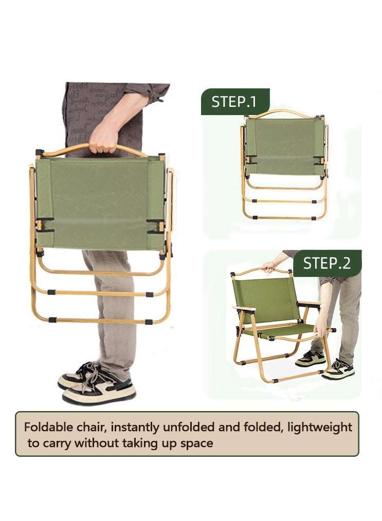 Yolu Outdoor Camping Chair Folding Chairs BBQ Seat Portable Lightweight Garden Chair for Camping, Hiking,Fishing, Beach, BBQ and Picnics - Image 3