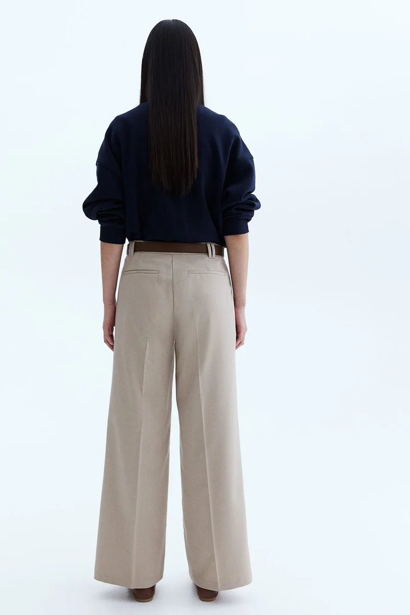 اتش اند ام Wide tailored trousers