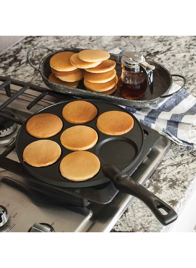 NORDICWARE Original High Quality Cast Aluminum Pancake Pan Black 17.5 x 10.2 x 2.5 Inch 1940 - Image 3