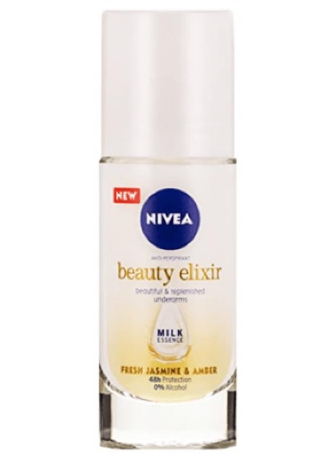 Nivea Dry Fresh 48h Double Protection + Nivea Beauty Elixir Milk Essence with refreshing Jasmine & Amber scent 50ml - Image 3