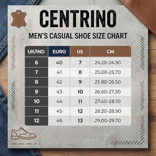 Centrino Casual Shoe for Men | Cushioned Insole Provide Comfort| Stylish Sneaker Shoe | Lace-Up Design | Perfect for Casual Outfits for Boys & Men 6822-1 - Image 5