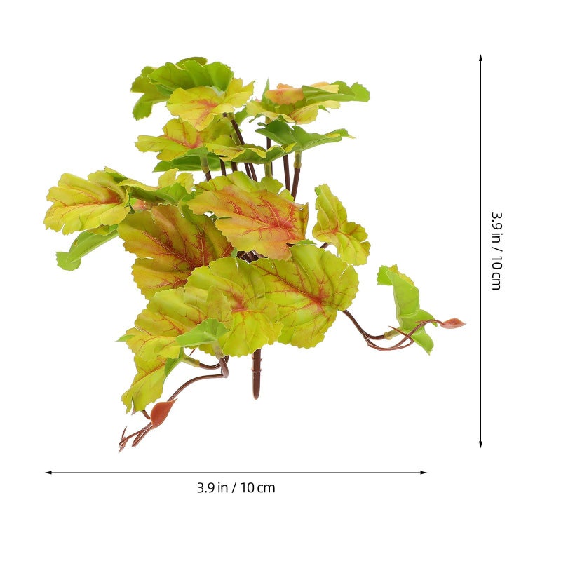 قطعتان من نباتات الزواحف الاصطناعية للديكور داخل terrarium (مرابي حيوانات) ومناظر طبيعية، مناسبة لأحواض الثعابين والسحالي. - Image 3