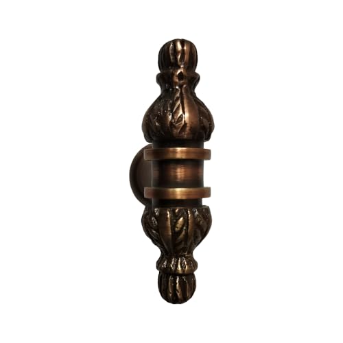 Epoch Elements Rana Pratap Brass Handles for Home, Drawer and Cabinet Handle, Elegant Wardrobe Handle Pulls - Traditional Design and Durable Finish (60 mm, Antique Bronze) - Image 1