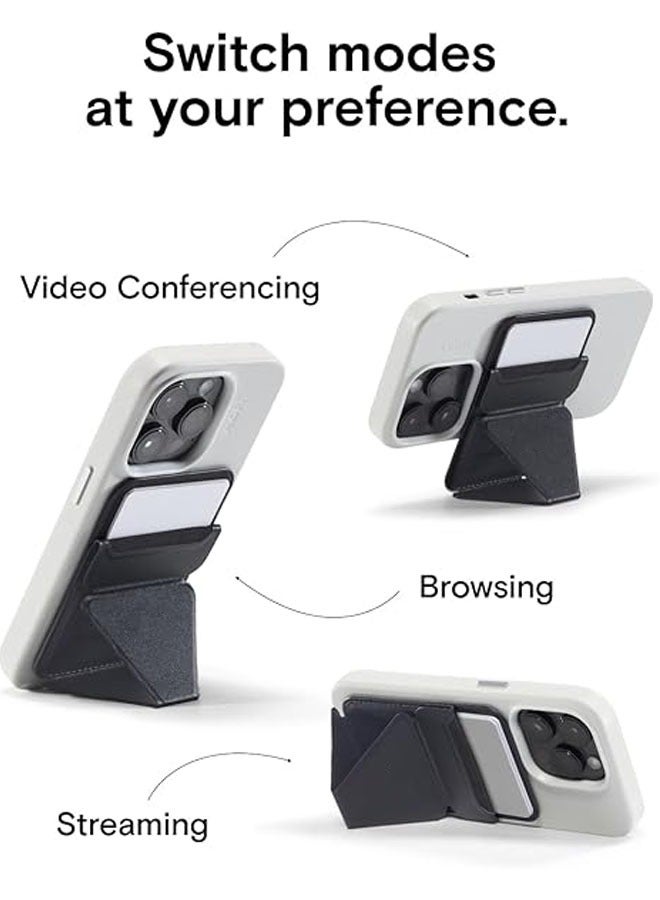 عام حامل المحفظة المغناطيسي متوافق مع iPhone 15/14/13/12، مع ضبط الزاوية وحامل الهاتف المتوافق مع Magsafe - Image 2